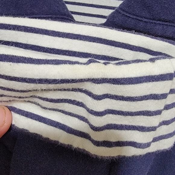 Sport Savvy Womens Blue and White Lined Light Jacket Size Small Style A92329 - Picture 8 of 10